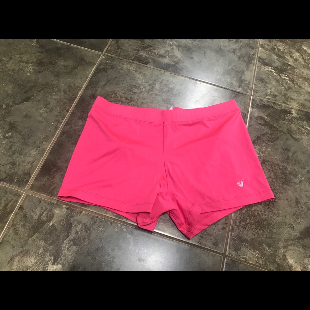 pink VARSITY cheer spandex